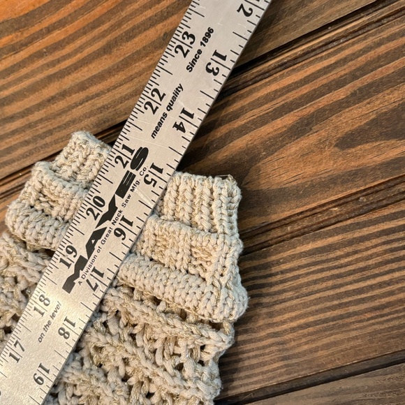 Rachel Zoe Metallic Thread Knit Gold Sweater Cardigan - Picture 9 of 11